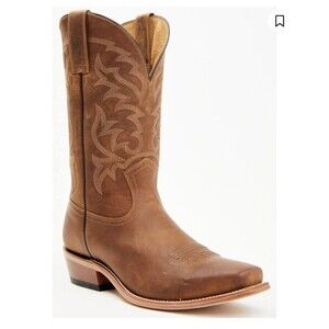 NWOT Moonshine Spirit Crazy Horse Vintage Western Boot Brown Men's 8D BBMA5